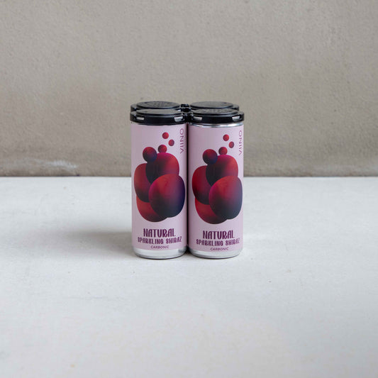 Natural Sparkling Shiraz Cans